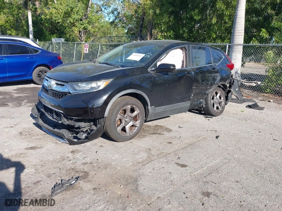 2017 Honda CR-V EX with VIN 2HKRW2H58HH631675, listed as a IAAI auction lot 41850400 with 70,165 mi miles. Bid and sale history available at carsss.com. Image 17.