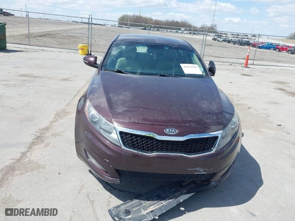 2011 Kia Optima EX with VIN KNAGN4A7XB5055304, listed as a IAAI auction lot 42023759 with 158,385 mi miles. Bid and sale history available at carsss.com. Image 6.