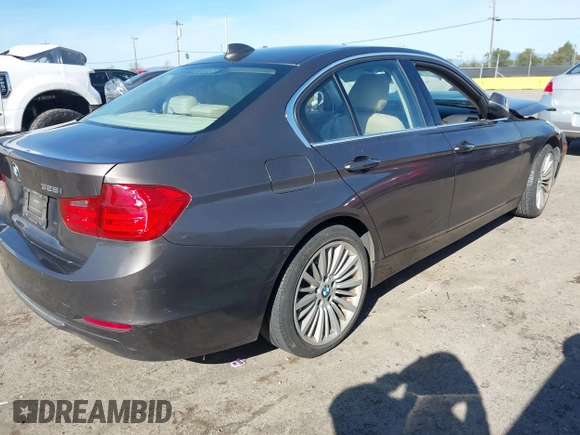 2013 BMW 3 Series 328i with VIN WBA3A5C54DF351332, listed as a IAAI auction lot 41547266 with 102,403 mi miles. Bid and sale history available at carsss.com. Image 4.