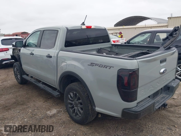 2021 Ford Ranger XL with VIN 1FTER4EH5MLD16886, listed as a IAAI auction lot 41017206 with 54,496 mi miles. Bid and sale history available at carsss.com. Image 3.