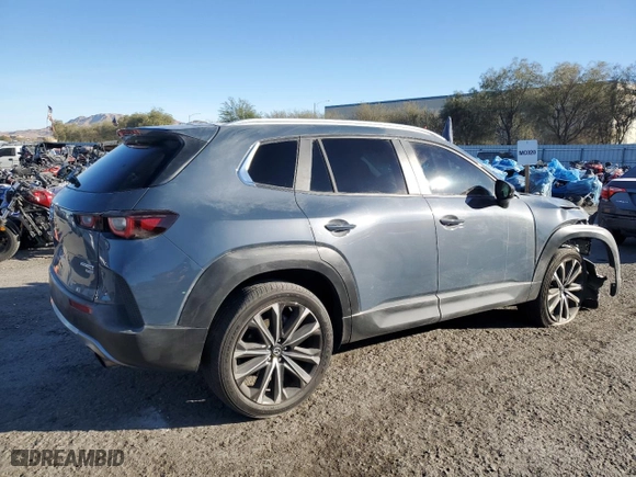 2023 Mazda CX-50 2.5 Turbo with VIN 7MMVABXY1PN139996, listed as a Copart auction lot 85323634 with 21,852 mi miles and Salvage Title. Bid and sale history available at carsss.com. Image 3.
