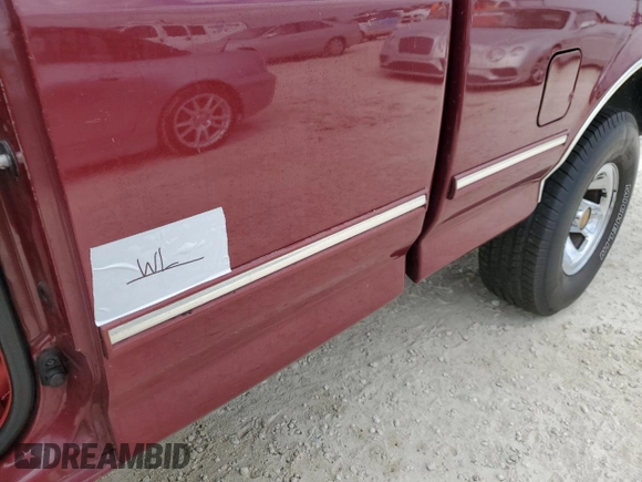 1992 Ford F-150 with VIN 1FTEX14H2NKA55620, listed as a Copart auction lot 76487124 with 182,781 mi miles and Salvage Title. Bid and sale history available at DreamBid. Image 12.