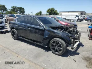 2017 Infiniti Q50 Premium with VIN JN1EV7APXHM741985, listed as a Copart auction lot 61500525 with Not provided miles and Salvage title. Bid and sale history available at DreamBid. Image 4.
