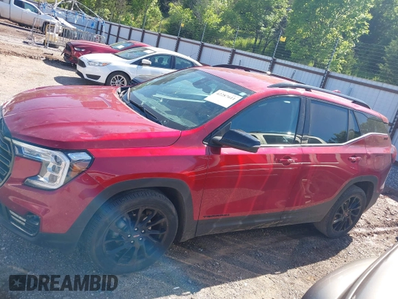 2023 GMC Terrain SLT z VIN 3GKALPEGXPL214487, wystawiony jako IAAI lot #42287611 z przebiegiem 54 520 mil mil oraz . Historia ofert i sprzedaży dostępna na DreamBid. Obrazek 14.