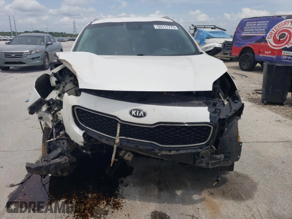 2018 Kia Sportage EX with VIN KNDPNCAC5J7404155, listed as a Copart auction lot 55111775 with 189,691 mi miles and Salvage title. Bid and sale history available at DreamBid. Image 5.