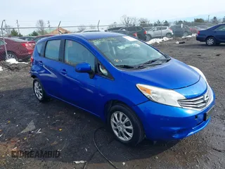 2014 Nissan Note SV with VIN 3N1CE2CP5EL420109, listed as a IAAI auction lot 41458448 with 100,941 mi miles and . Bid and sale history available at DreamBid. Image 1.