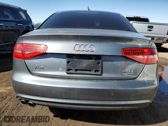 2013 Audi A4 Premium Plus с VIN WAUFFAFL7DA157375, выставлен на аукционе Copart как лот 47896405 с пробегом 105 872 миль миль и Списание • Salvage title. История ставок и продаж доступна на DreamBid. Изображение 6.