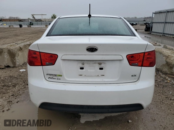 2013 Kia Forte EX with VIN KNAFU4A2XD5649428, listed as a Copart auction lot 51840195 with 159,567 mi miles and Salvage Title. Bid and sale history available at carsss.com. Image 6.