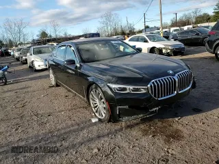 2020 BMW 7 Series 740i xDrive with VIN WBA7T4C04LCD18344, listed as a Copart auction lot 82823384 with Not provided miles and Salvage title. Bid and sale history available at DreamBid. Image 11.