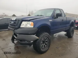 2008 Ford F-150 XL with VIN 1FTRF14W08KD80421, listed as a Copart auction lot 47890845 with 106,846 mi miles and Salvage Title. Bid and sale history available at carsss.com. Image 1.