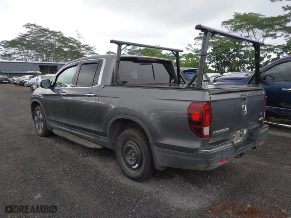 2017 Honda Ridgeline RTL-E with VIN 5FPYK3F76HB034774, listed as a IAAI auction lot 41754824 with 67,451 mi miles. Bid and sale history available at carsss.com. Image 3.