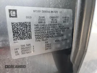 2020 Chevrolet Colorado 4WD Z71 z VIN 1GCGTDEN2L1133150, wystawiony jako Copart lot #46129875 z przebiegiem 78 011 mil mil oraz Szkoda całkowita • Salvage title. Historia ofert i sprzedaży dostępna na DreamBid. Obrazek 14.