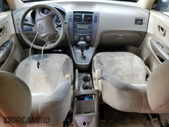 2007 Hyundai Tucson GLS with VIN KM8JM12B27U515691, listed as a Copart auction lot 68236814 with 120,898 mi miles and Salvage Title. Bid and sale history available at carsss.com. Image 8.