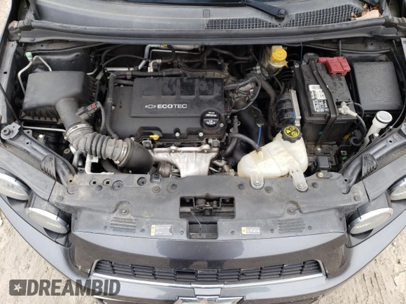 2013 Chevrolet Sonic LT with VIN 1G1JC5SB9D4193568, listed as a Copart auction lot 48080025 with 97,370 mi miles and Salvage Title. Bid and sale history available at DreamBid. Image 13.