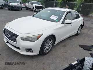 2014 Infiniti Q50 Sport with VIN JN1BV7AP5EM682486, listed as a IAAI auction lot 42286414 with 274,696 mi miles and . Bid and sale history available at DreamBid. Image 2.