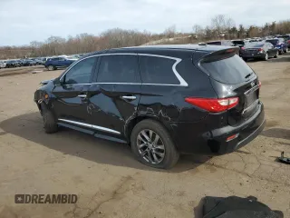 2015 Infiniti QX60 with VIN 5N1AL0MMXFC542315, listed as a Copart auction lot 51529225 with 128,459 mi miles and Salvage Title. Bid and sale history available at carsss.com. Image 2.