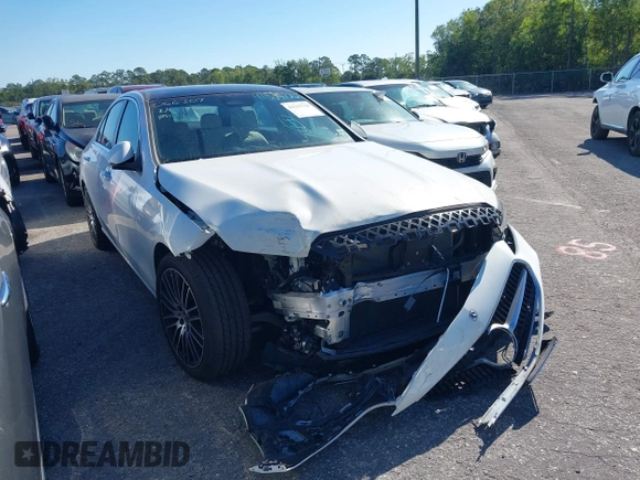 2022 Mercedes-Benz C 300 with VIN W1KAF4HB1NR066307, listed as a IAAI auction lot 41535720 with 18,889 mi miles and . Bid and sale history available at DreamBid. Image 1.