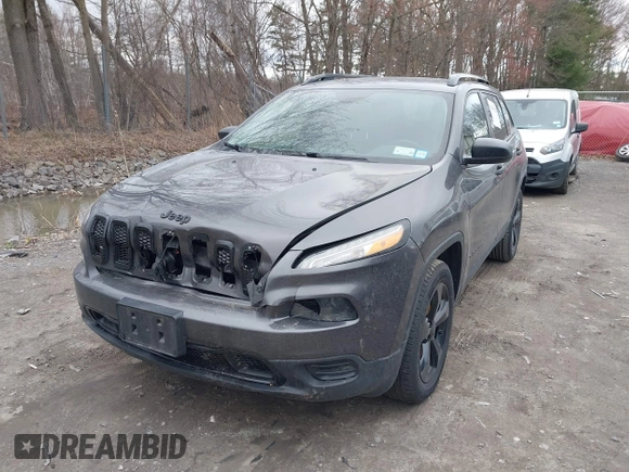 2017 Jeep Cherokee Sport with VIN 1C4PJMAS3HW520964, listed as a IAAI auction lot 42009259 with 170,683 mi miles. Bid and sale history available at carsss.com. Image 6.