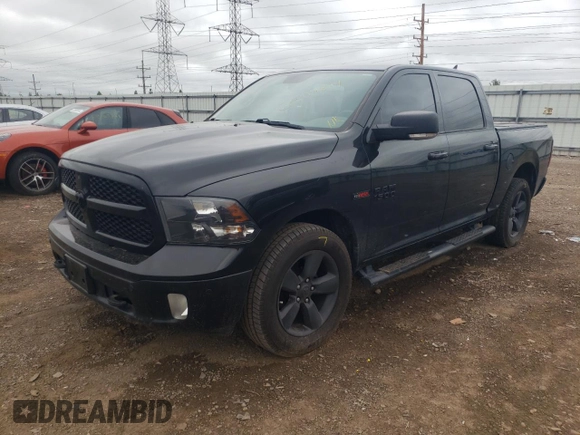 2018 Ram 1500 Big Horn with VIN 1C6RR7LM6JS282808, listed as a Copart auction lot 65114874 with 140,059 mi miles and Salvage Title. Bid and sale history available at carsss.com. Image 1.
