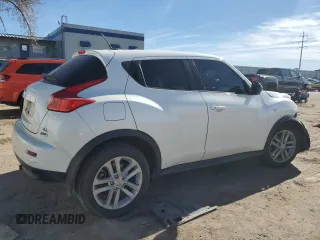 2014 Nissan Juke S with VIN JN8AF5MR2ET451353, listed as a Copart auction lot 80444344 with 138,710 mi miles and Salvage Title. Bid and sale history available at DreamBid. Image 3.