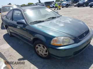 1997 Honda Civic EX z VIN 1HGEJ8143VL091226, wystawiony jako IAAI lot #42374663 z przebiegiem 99 802 mil mil oraz . Historia ofert i sprzedaży dostępna na DreamBid. Obrazek 1.