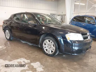 2012 Dodge Avenger SE with VIN 1C3CDZAB4CN111636, listed as a IAAI auction lot 41525179 with 202,779 mi miles. Bid and sale history available at carsss.com. Image 1.