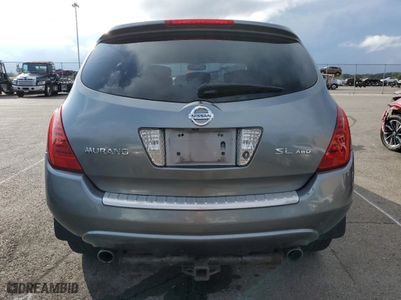 2006 Nissan Murano SE with VIN JN8AZ08W26W531441, listed as a Copart auction lot 72698584 with 202,021 mi miles and Salvage Title. Bid and sale history available at carsss.com. Image 6.