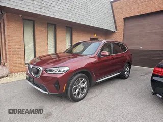 2022 BMW X3 xDrive30i with VIN 5UX53DP09N9N32178, listed as a Copart auction lot 54096015 with 15,970 mi miles and Clean Title. Bid and sale history available at DreamBid. Image 2.