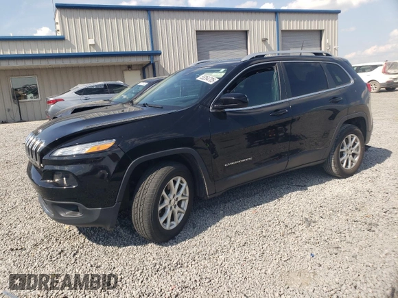 2017 Jeep Cherokee Latitude z VIN 1C4PJMCS8HW530158, wystawiony jako Copart lot #55264705 z przebiegiem 46 608 mil mil oraz Szkoda całkowita • Salvage title. Historia ofert i sprzedaży dostępna na DreamBid. Obrazek 1.