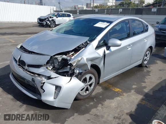2013 Toyota Prius One with VIN JTDKN3DU1D1730931, listed as a IAAI auction lot 41549315 with 162,741 mi miles. Bid and sale history available at carsss.com. Image 2.