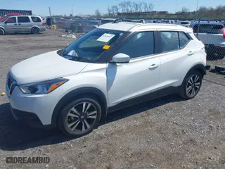 2018 Nissan Kicks S with VIN 3N1CP5CU1JL508859, listed as a IAAI auction lot 41814663 with 24,192 mi miles. Bid and sale history available at carsss.com. Image 2.