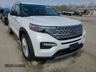 2020 Ford Explorer Limited with VIN 1FMSK8FH5LGC58505, listed as a Copart auction lot 52645825 with 51,222 mi miles and Salvage Title. Bid and sale history available at carsss.com. Image 14.