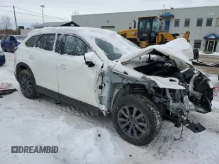 2023 Mazda CX-9 Sport with VIN JM3TCBBYXP0643587, listed as a Copart auction lot 83408634 with 43,957 mi miles and Non Repairable. Bid and sale history available at DreamBid. Image 4.