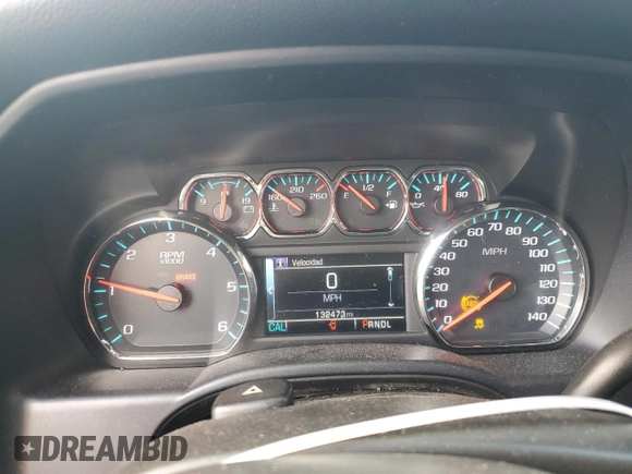 2017 Chevrolet Silverado 1500 LT with VIN 3GCPCREH6HG364570, listed as a Copart auction lot 52647185 with 132,473 mi miles and Salvage Title. Bid and sale history available at DreamBid. Image 9.