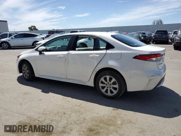 2022 Toyota Corolla LE with VIN 5YFEPMAE2NP349306, listed as a Copart auction lot 52709735 with 30,688 mi miles and Salvage Title. Bid and sale history available at carsss.com. Image 2.