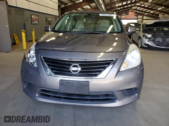 2012 Nissan Versa SL with VIN 3N1CN7AP3CL884299, listed as a Copart auction lot 49767595 with 184,242 mi miles and Salvage Title. Bid and sale history available at carsss.com. Image 5.