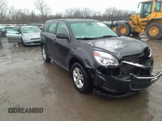 2017 Chevrolet Equinox LS with VIN 2GNALBEK4H1588428, listed as a IAAI auction lot 41728660 with 126,610 mi miles and . Bid and sale history available at carsss.com. Image 1.