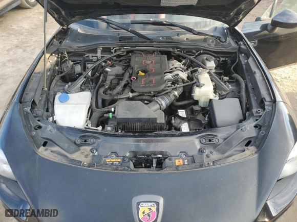 2017 FIAT 124 Spider Elaborazione Abarth with VIN JC1NFAEK0H0125609, listed as a Copart auction lot 73993484 with 0 mi miles and Salvage Title. Bid and sale history available at carsss.com. Image 11.