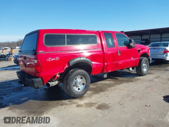 2008 Ford Super Duty F-250 SRW XL with VIN 1FTSX21R68EB61058, listed as a IAAI auction lot 41519690 with 159,697 mi miles. Bid and sale history available at carsss.com. Image 4.