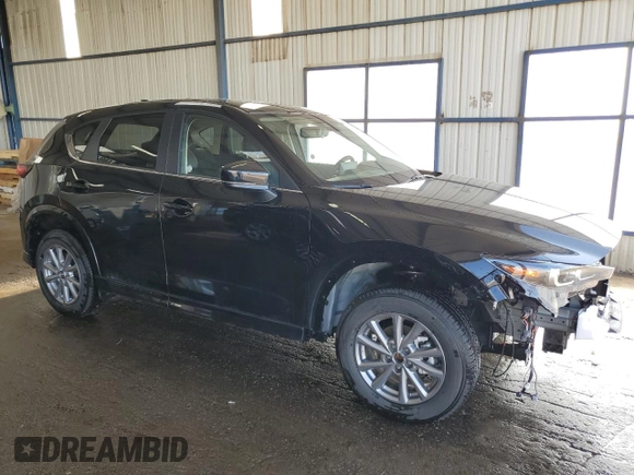 2025 Mazda CX-5 2.5 S Preferred Package with VIN JM3KFBCL4S0590917, listed as a Copart auction lot 48115405 with 43,846 mi miles and Salvage Title. Bid and sale history available at carsss.com. Image 4.