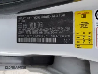 2012 MINI Countryman с VIN WMWZB3C50CWM03842, выставлен на аукционе Copart как лот 55079545 с пробегом 128 052 миль миль и Списание • Salvage title. История ставок и продаж доступна на DreamBid. Изображение 12.