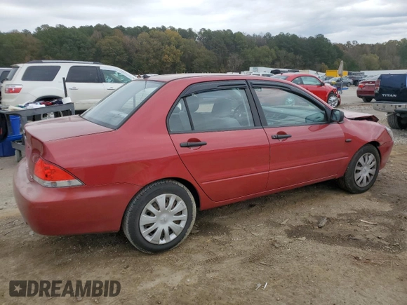 2006 Mitsubishi Lancer ES with VIN JA3AJ26E36U069684, listed as a Copart auction lot 83273724 with 78,985 mi miles and Salvage Title. Bid and sale history available at carsss.com. Image 3.