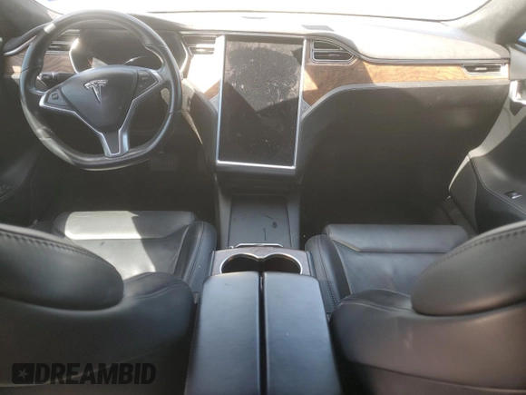 2017 Tesla Model S 100D with VIN 5YJSA1E20HF194600, listed as a Copart auction lot 49068495 with 52,023 mi miles and Salvage title. Bid and sale history available at DreamBid. Image 8.