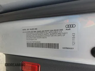 2023 Audi A5 Sportback Premium Plus with VIN WAUCBCF55PA048526, listed as a Copart auction lot 78367084 with 9,537 mi miles and Salvage Title. Bid and sale history available at carsss.com. Image 12.