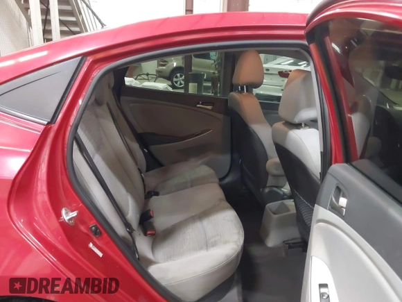 2016 Hyundai Accent SE with VIN KMHCT4AE7GU071524, listed as a IAAI auction lot 41973414 with 97,923 mi miles. Bid and sale history available at carsss.com. Image 8.