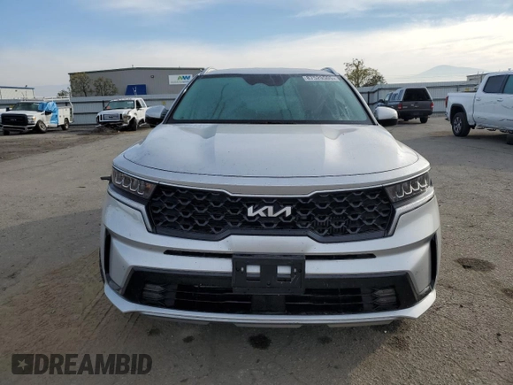 2023 Kia Sorento Hybrid EX with VIN KNDRHDLG7P5195401, listed as a Copart auction lot 87529505 with 18,225 mi miles and Salvage Title. Bid and sale history available at carsss.com. Image 5.