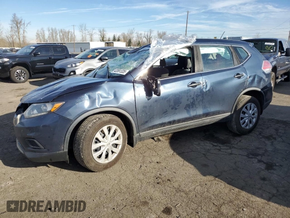 2016 Nissan Rogue SV with VIN KNMAT2MV7GP711922, listed as a Copart auction lot 42091335 with Not Provided miles and Salvage Title. Bid and sale history available at DreamBid. Image 1.