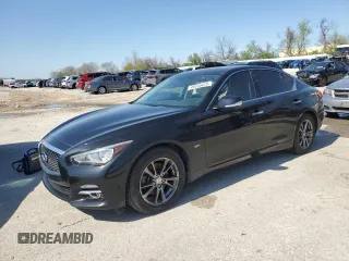 2017 Infiniti Q50 Signature Edition z VIN JN1EV7AR3HM837829, wystawiony jako Copart lot #49255415 z przebiegiem 97 032 mil mil oraz Szkoda całkowita • Salvage title. Historia ofert i sprzedaży dostępna na DreamBid. Obrazek 1.
