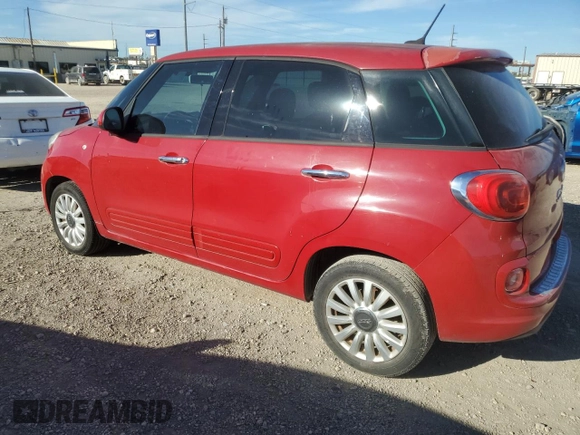 2014 FIAT 500L Easy with VIN ZFBCFABH2EZ028182, listed as a Copart auction lot 82039974 with 74,502 mi miles and Clean Title. Bid and sale history available at carsss.com. Image 2.