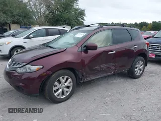 2014 Nissan Murano SV with VIN JN8AZ1MU3EW414539, listed as a IAAI auction lot 40769275 with 94,217 mi miles and . Bid and sale history available at carsss.com. Image 2.